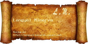 Lengyel Minerva névjegykártya